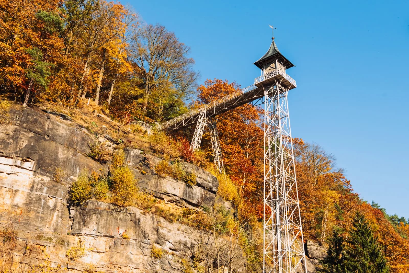 Historischer Personenaufzug