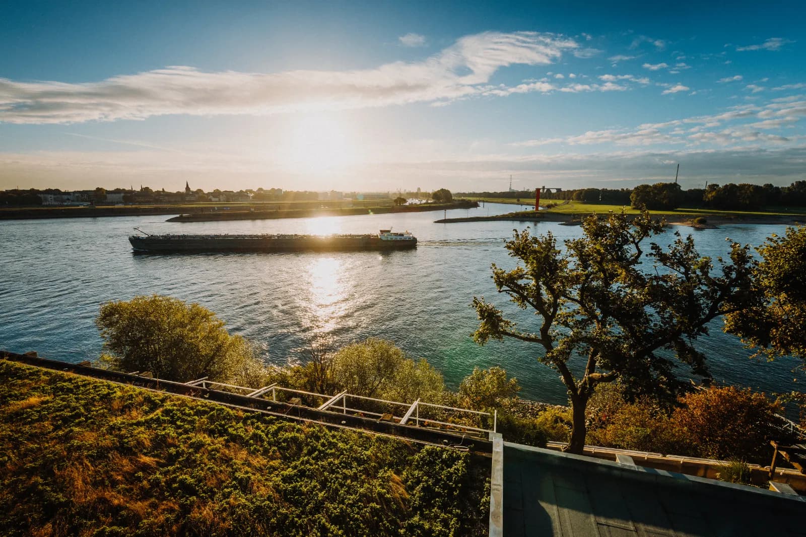 Ruhrmündung mit Rheinorange 1