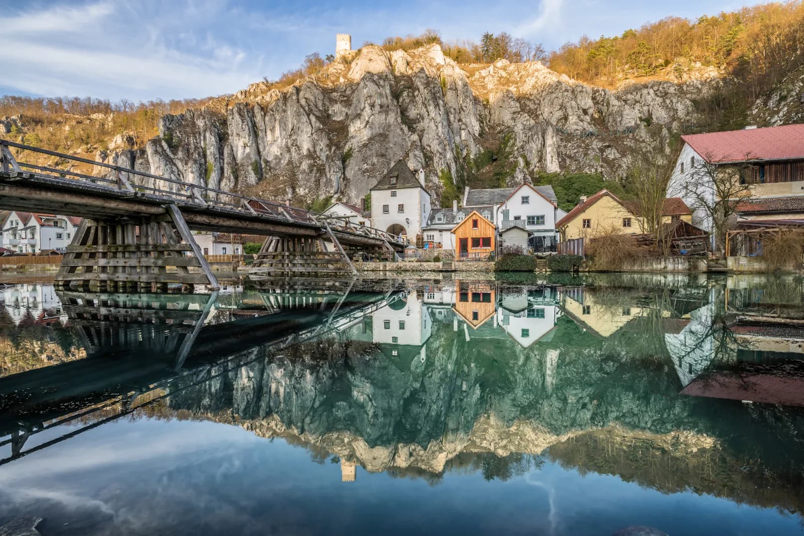 Alte Holzbrücke von Essing 1
