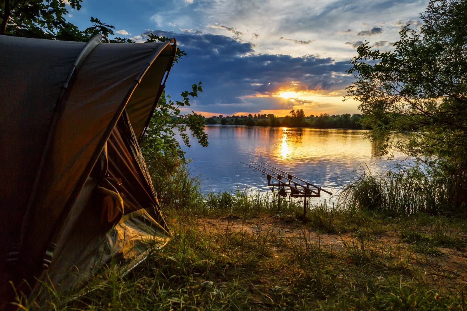 Angeln am Loppiner See 1