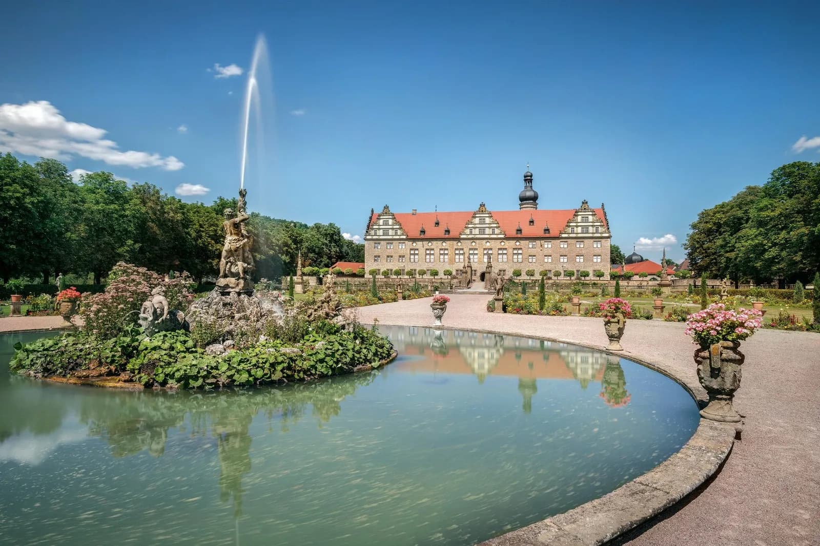 Schloss und Schlossgarten Weikersheim 1